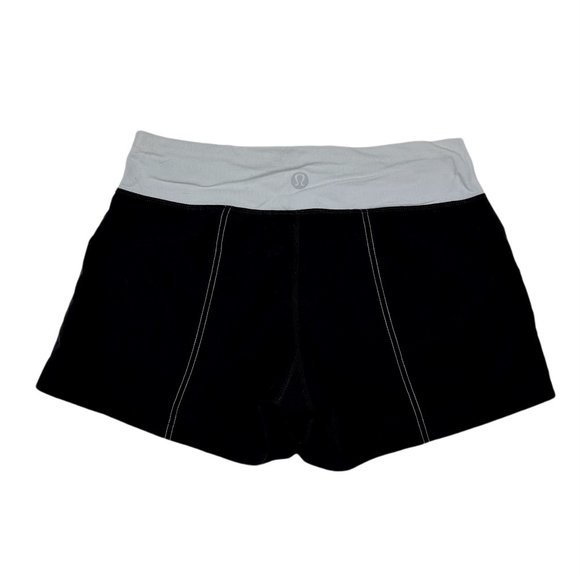 (Up To 50% Off SALE) Lululemon White Band Athletic Shorts - Picture 4 of 4